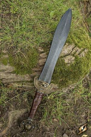 Celtic Leaf Sword - 60 cm