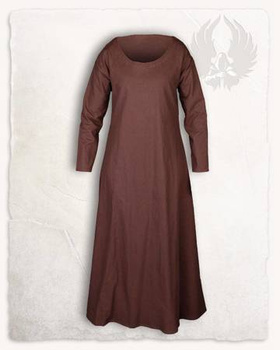 Lenora Ladies Tunic Premium Canvas Brown - płócienna szata