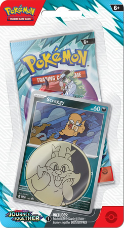Pokémon TCG: Scarlet & Violet - Journey Together - Checklane Blister - Scraggy