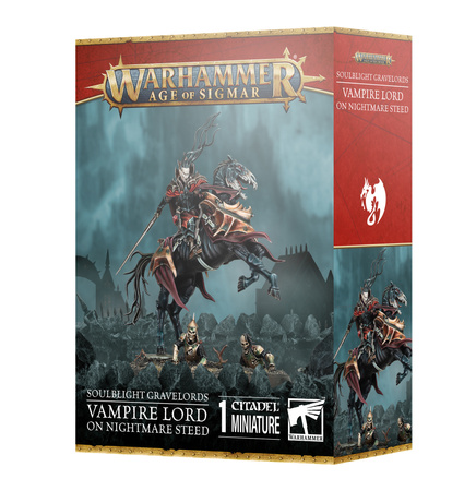 Age of Sigmar: Soulblight Gravelords Vampire Lord on Nightmare Steed