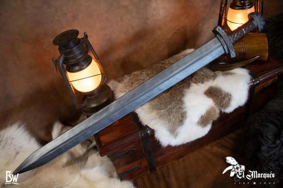 Egil sword 87cm - Silver