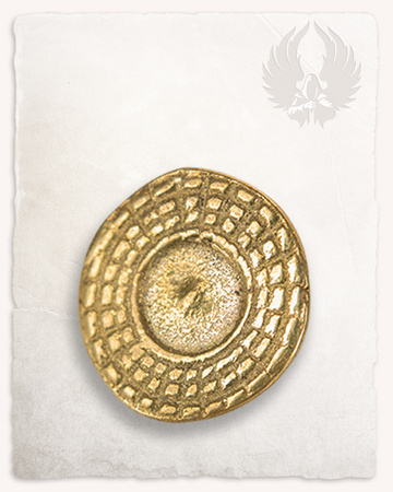 Button Sun Disc - mosiężne guziki