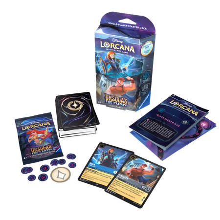 Disney Lorcana: Ursula's Return Starter Deck Sapphire and Steel