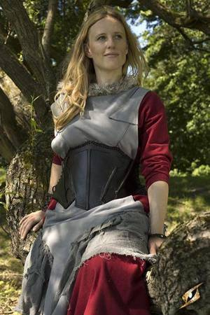 Dark Elf Corset - Black - Brown