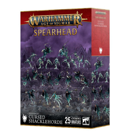 Age of Sigmar: Spearhead Nighthaunt Cursed Shacklehorde [25 modeli]
