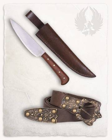 Farmer's Knifre Set With Belt - nóż z pochwą i paskiem