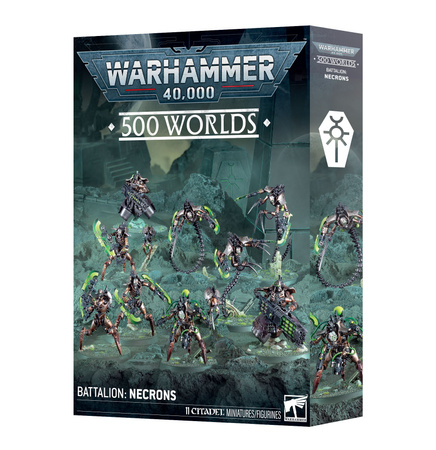 Warhammer 40000: 500 Worlds Necrons Battalion [11 modeli]