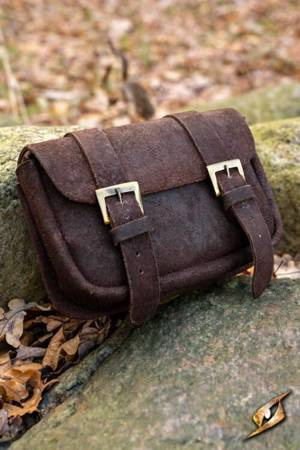 Warrior Bag - Suede - Brown - Large