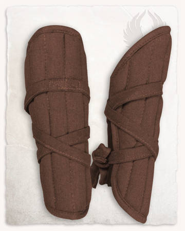 Farald Padded Bracers - Brown