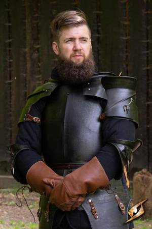 Milanese Pauldrons - Epic Dark