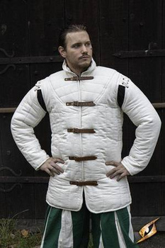 Gambeson Warrior w. Long Sleeves - Natural