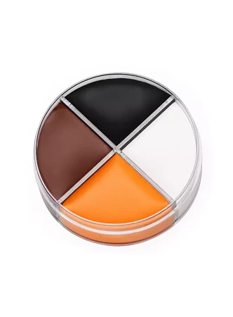 Brown Orange Black White Cream Make-Up - kremowe farby do charakteryzacji