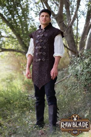 Yalon Long Jerkin Deluxe - Brown