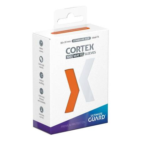 UG CORTEX Matte Sleeves Standard Size Orange (100)