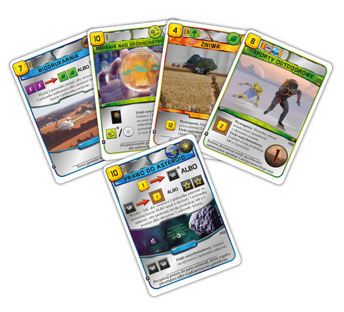 Terraformacja Marsa: Zestaw dodatkowy #6 i #7 (5 nowych kart)