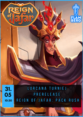 2025.05.31 Disney Lorcana - Sealed Premierowy Reign of Jafar "Friendly" : Pack Rush