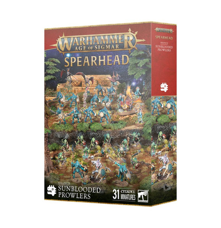 Age of Sigmar: Spearhead Seraphon Sunblooded Prowlers [31 modeli]