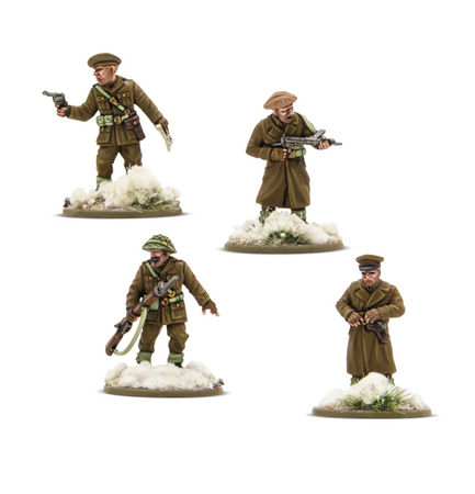 Bolt Action: British & Canadian Infantry (Winter) Platoon Commanders