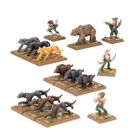 Warhammer: The Old World Wood Elf Realms Beast Pack