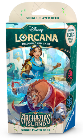 Disney Lorcana: Archazia’s Island Starter Deck Ruby and Sapphire