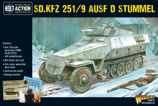 Bolt Action: Niemcy Sd.Kfz 251/9 Ausf D (Stummel) half-track