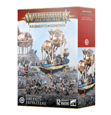 Age of Sigmar: Regiment of Renown Kharadron Overlords Drekki's Privateers [12 modeli]