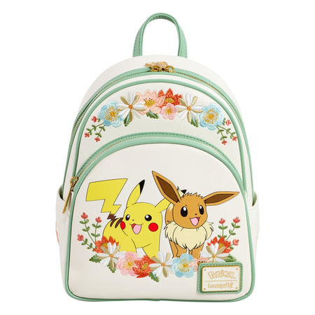 Pokemon by Loungefly Mini Backpack Pikachu & Eevee Floral
