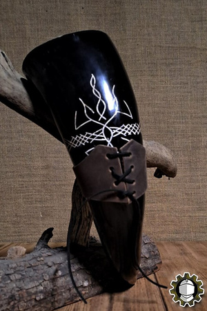 New Blood Horn Holder - Brown