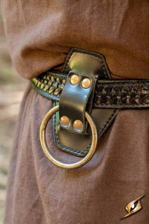 Ring Small - Faux Leather - Black