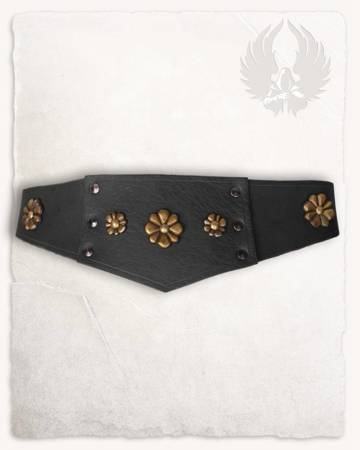 Elina Ladies Belt Black - skórzany damski pas