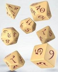 Komplet klasyczny - Beżowo-bordowy