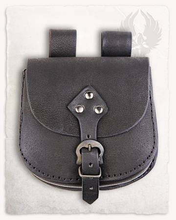 Torben Beltbag Black - skórzana kaletka