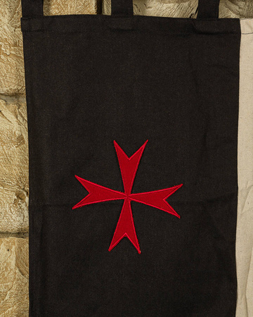 Cross of Malta Patch - Black