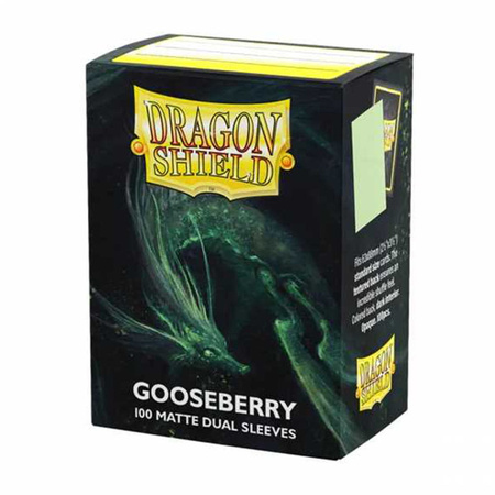 Koszulki na karty Dragon Shield: Matte Dual - Goosberry (100 szt.)