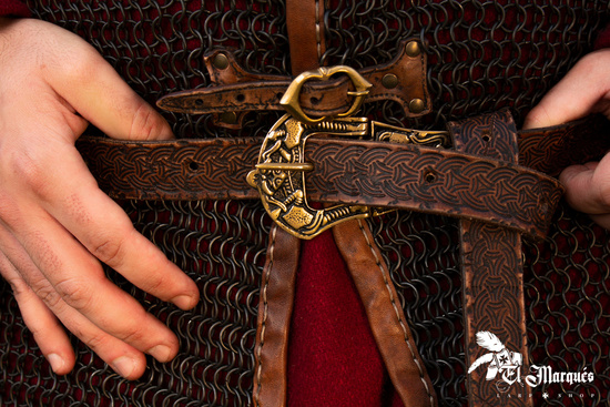 Celta belt - Brown - skórzany pas