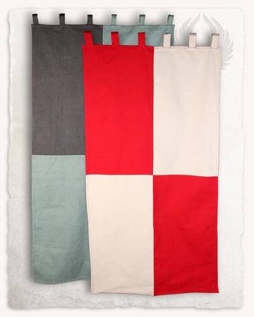 Standard Canvas Blue/Black - średniowieczny sztandar