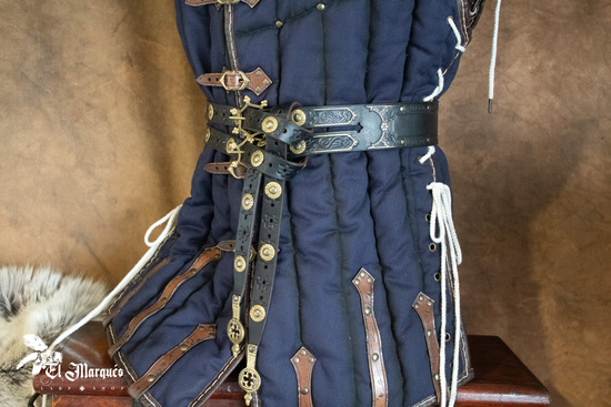 Imperial belt - Black - skórzany pas