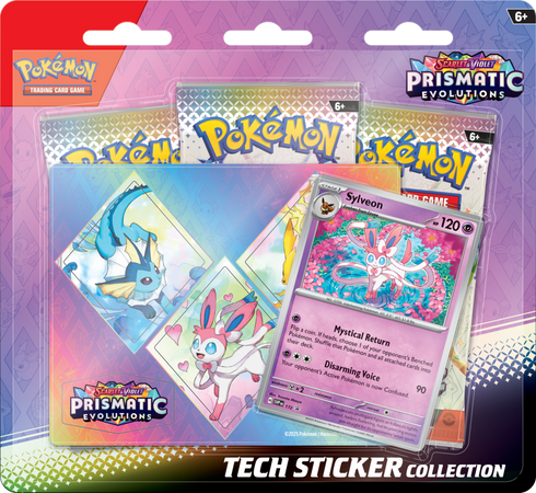 Pokémon TCG: Scarlet & Violet -Prismatic Evolutions - Tech Sticker Sylveon