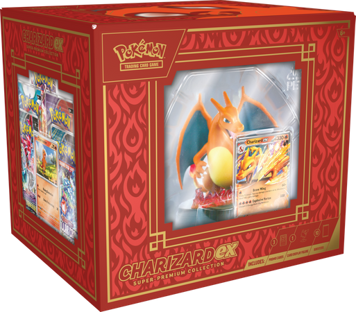 Pokémon TCG: Charizard Ex Super Premium Collection - October Kid's Big Gift