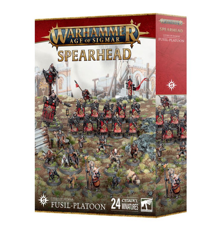 Age of Sigmar: Spearhead Cities of Sigmar Fusil-Platoon [24 modele]