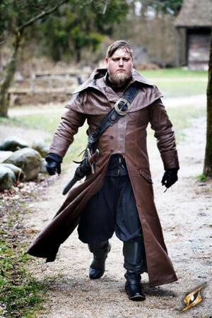 Coat Hellsing - Leather - Brown