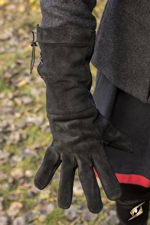 Leather Gloves - Black