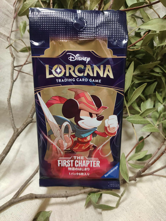 Disney Lorcana: The First Chapter Booster JP [japoński, 6 kart w boosterze] 