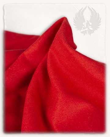 Wool fabric 380g/m² - Red - tkanina wełniana