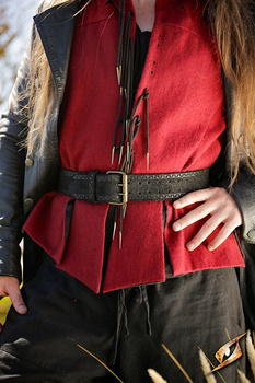 Hunter Belt Suede 102 cm - Black - Zamszowy pas