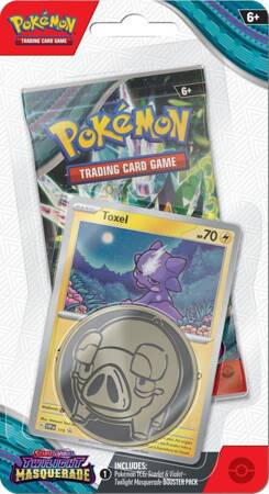 Twilight Masquerade Checklane Blister - TOXEL Pokemon TCG