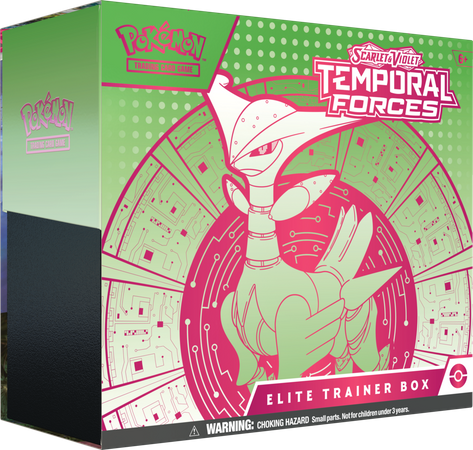 Temporal Forces Elite Trainer Box IRON LEAVES Pokémon TCG