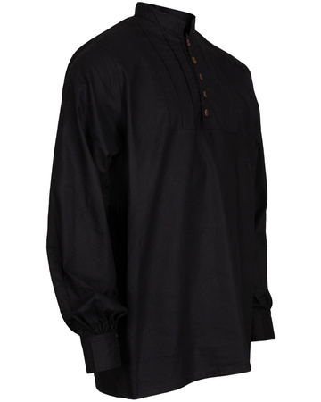 Lucious - Black - koszula bawełniana