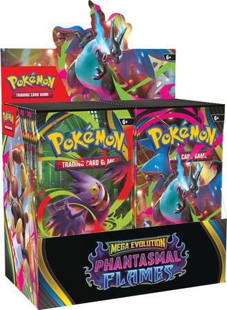 Pokémon TCG: Mega Evolution Phantasmal Flames - Booster Box(36boosterów)