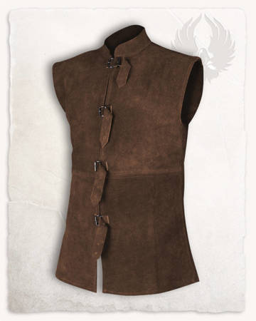 Orthello Suede Vest Brown - kamizelka średniowieczna